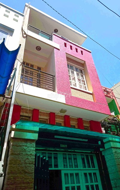 NHÀ HẺM 3 LẦU ÂU CƠ GẦN CHỢ, 4x12M NH 4.4M