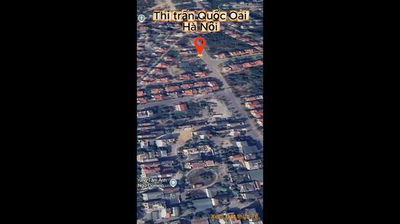 65,8m đất ở đô thị tại thị trấn QUỐC OAI hà nội . Diện tích nhỏ , 2 mặt tiền. Đường 4m. Mt 4m20