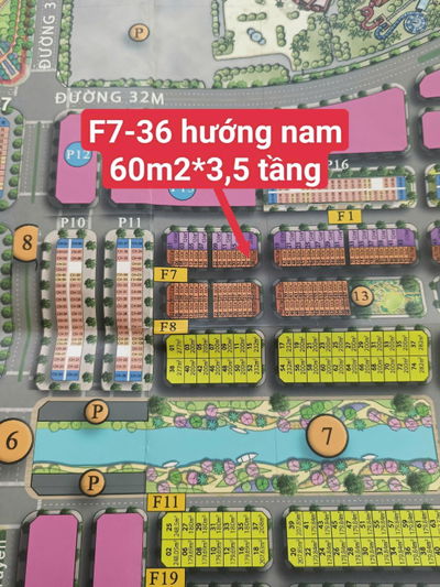 Căn hộ liền kề vị trí đẹp, hướng Nam mát mẻ. Giãy xây tới 2 năm, vào vốn nhỏ chỉ 4tỷ3