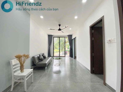 Căn hộ 1PN ban công full nội thất ở KDC Khang An, gần An Phú, Global