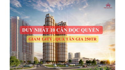 DUY NHẤT 10 CĂN ĐỘC QUYỀN DỰ ÁN THE QUEEN, GIẢM NGAY 1.4 TỶ, QUÀ TÂN GIA 250TR, TẦNG ĐẸP, KO BÁO ẢO