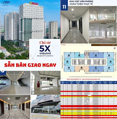 (Quỹ Hót) 60-100triệu/tháng từ cho thuê 143m sàn tại Rox Tower. Chỉ từ 2 tỷ sở hữu ngay. Bank 80%.