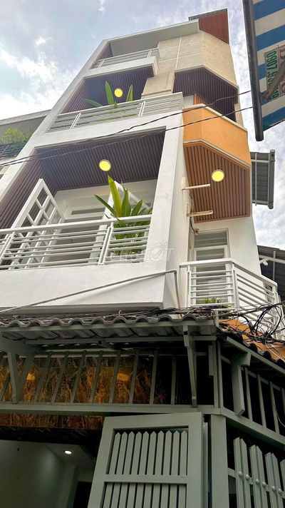 KHU CHỢ VẢI PHÚ THỌ HOÀ - HẺM OTO 5M THÔNG - 4M X 17 - 4 TẦNG NHÀ MỚI