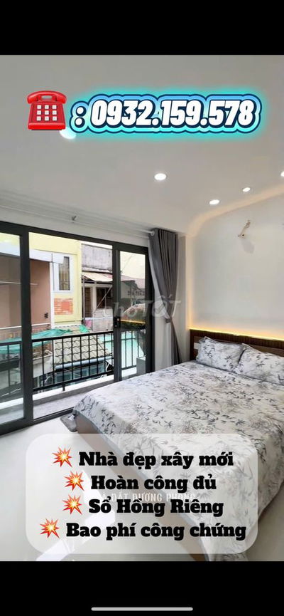 Bán nhà nhỏ xinh tại Nơ Trang Long, 34m2 - 4PN, 3WC, Bình Thạnh, SHR