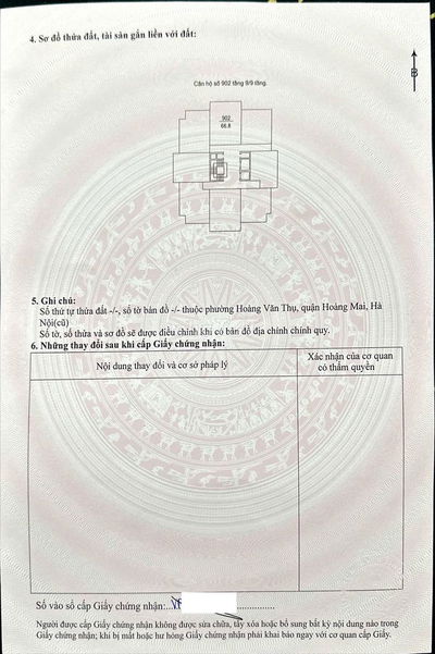 Bán căn hộ chung cư Nhà H đền lừ 1