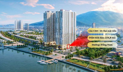 Shophouse khối đế 2 tầng, 2 MT đường Hồ Hán Thương kinh doanh cực tốt