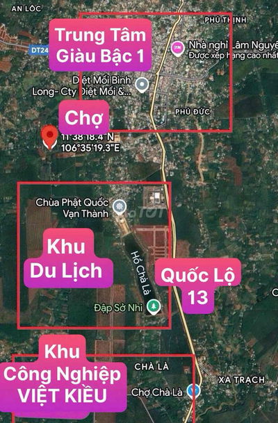 Đất Ngay Khu Công Nghiệp Việt Kiều, Khu Du Lịch Chùa Nghìn Tỷ, Chợ