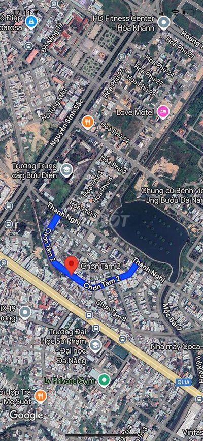 Bán đất MT đường Chơn Tâm 2, gần Đại Học Sư Phạm, giá chỉ 4.75 tỷ tl