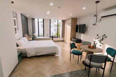 KHAI TRƯƠNG STUDIO Ở NGUYỄN TUYỂN FULL NỘI THẤT, TRỐNG SẴN - BAN CÔNG