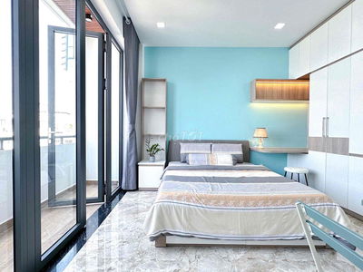 🏠 Studio Xinh ban công bự mới 100% full nội thất ngay CV Lê Thị Riêng