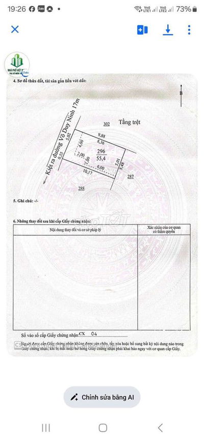 🔥Bán lô đất 🔥
Dt 56m2 ...kiet 2m5....kv sơn trà .. 
Cach dường lớ