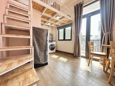 Cho Thuê Căn Hộ Gác Ban Công Máy Giặt Riêng Mới 100% Trung Tâm Quận 7