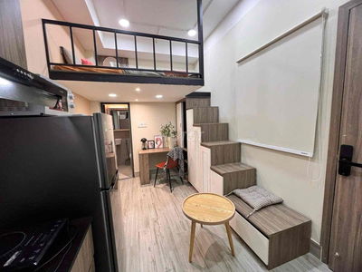 Căn hộ dịch vụ có gác đầy đủ nội thất đường Hồ Văn Huê