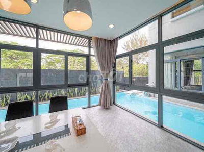 BIỆT THỰ 5PN 350m2 CÓ HỒ BƠI NHÀ ĐẸP KDC Phú Xuân - Nhà Bè