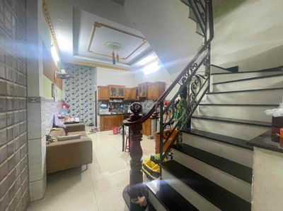 Bán nhà mặt tiền liên khu 16-18 Khu Tên Lửa 3.5 Tấm Dt 4x19m đẹp mới