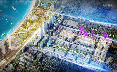 Nhà phố liền kề Khu đô thị biển Bình Sơn Ocean Park khu K2 Ninh Thuận