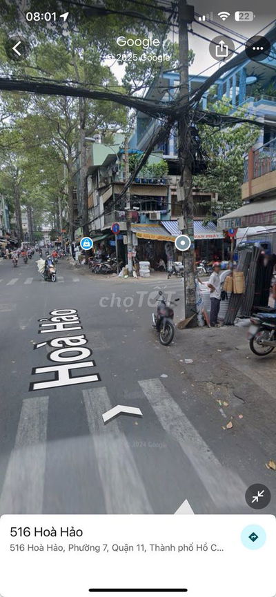 Nhà mặt tiền đường Hoà Hảo thương lượng mạnh