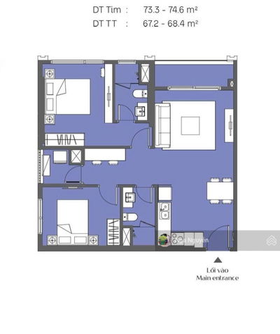 Căn 2N2WC( 67m2) view Vịnh biển 4 mùa, ngắm pháo hoa, giá ưu đãi 4.5 tỷ, HTLS 0% đến T11/2028