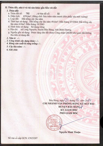 Đất Long Nguyên mặt tiền DT749a