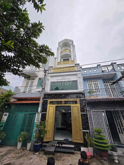 Bán nhà hẻm 1 xẹc 4,4x12 giá 6 tỷ sổ hồng riêng hẻm 7m