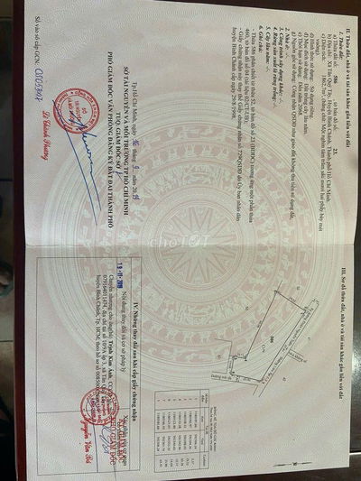 ĐẤT BÁN 1862,7 m2 XÃ TÂN QUÝ TÂY BÌNH CHÁNH