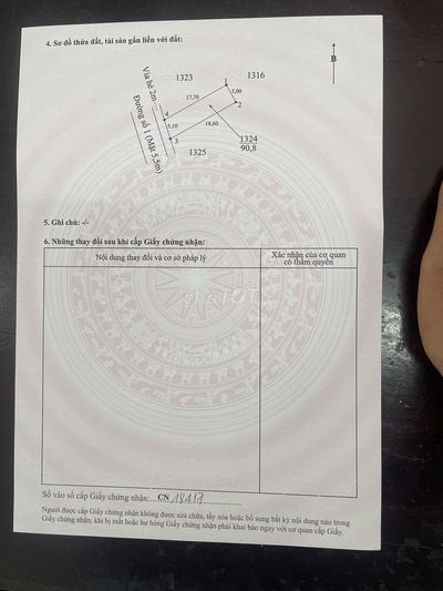 Cần bán nền đường số 1 KDC 1B chu văn an