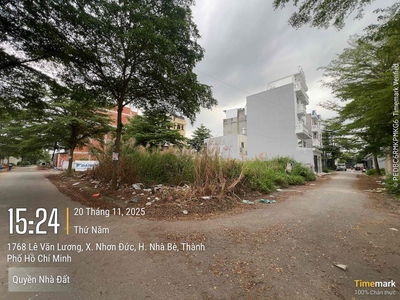 Đất thổ cư khu dân cư Rạch Tôm đường Lê Văn Lương