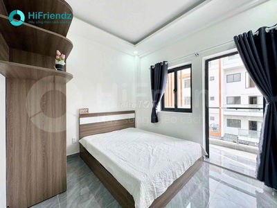 Căn hộ Studio - Full nội thất - Có máy giặt riêng - Ban công siu rộng