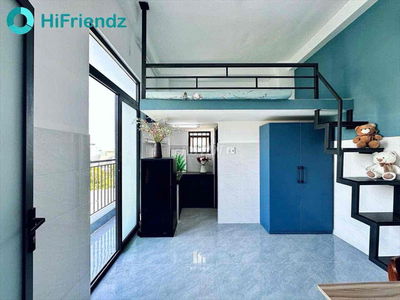 CHO THUÊ DUPLEX BAN CÔNG FULL NỘI THẤT MỚI ĐƯỜNG VƯỜN LÀI GẦN VLU NTTU