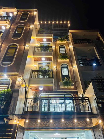 Bán nhà hxh (4x12m nở hậu 5.83m) 4tầng 4pn 6wc full NT Nguyễn Tư Giản