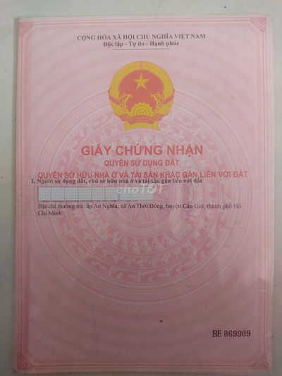 Bán đất cây lâu năm mặt tiền đường Rừng Sác, huyện Cần Giờ, TP. HCM.