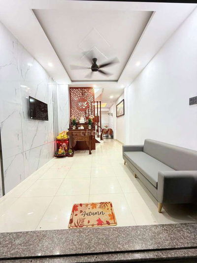 Bán nhà 1 trệt 2 lầu hẻm bacu