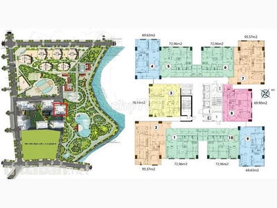 Góc Trống 2pn 2wc : 73m2 Tầng trung - View thoáng mát Topaz City Q8