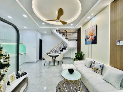 NHÀ MỚI 3 TẦNG+SÂN THƯỢNG-PHAN VĂN TRỊ BÌNH THẠNH