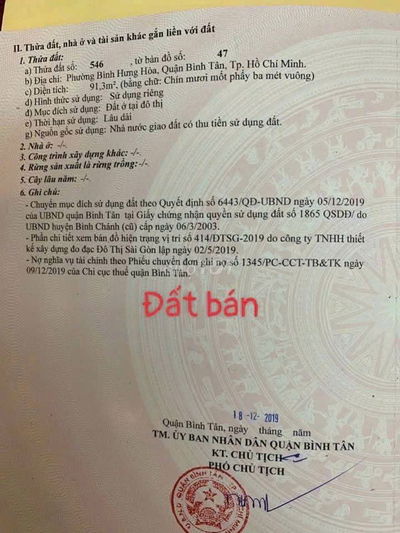 Bán đất hẻm 87 đường số 3, Bình Hưng Hoà, Bình Tân, rẻ hơn chung cư