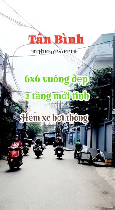 Hẻm xe hơi thông Lạc Long Quân, ngang 6m, nhỉnh 6 tỷ