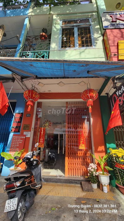 Nhà mặt phố Hoàng Diệu Đà Nẵng,76m2x2,5 tầng, 5 phòng ngủ, 12tỷ.