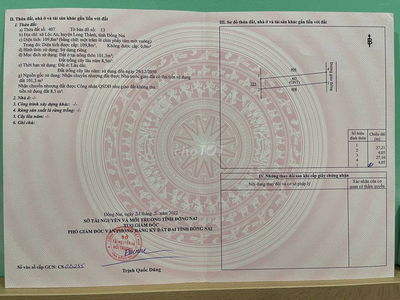 Đất sổ đỏ 109,8m2 tại xã Lộc An (cũ), cách DT 769 chưa đến 500m