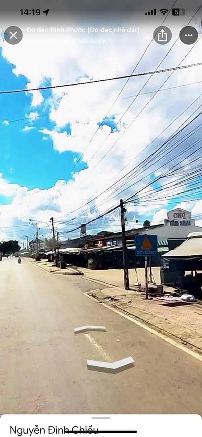 nhà mặt tiền đối diện chợ tân khai