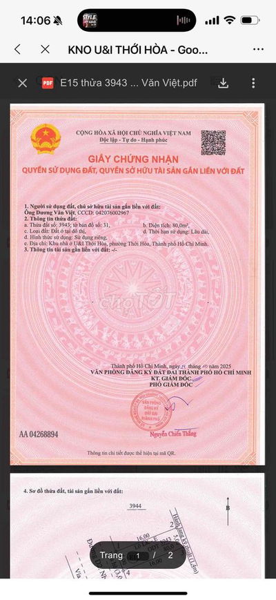 CHỦ NGỘP CẦN BÁN GẤP