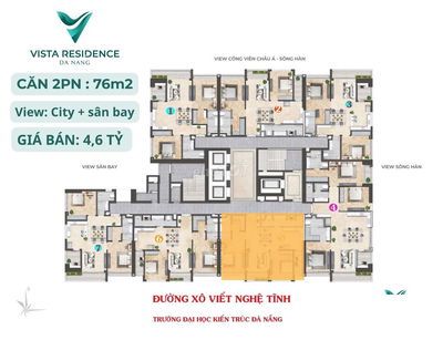 CHÍNH CHỦ CẦN SANG NHƯỢNG CĂN 2PN, TẠI VISTA - CHÊNH NHẸ