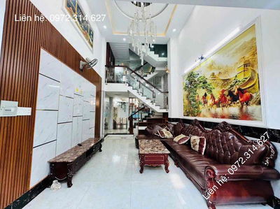 HXH Ô Tô Vô Nhà(4x16m) 1Lửng 3Lầu 4PN.5WC Sẵn Nội Thất Đường số 59 15t