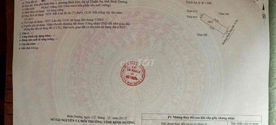 ĐẤT MẶT TIỀN ĐƯỜNG BÌNH HÒA 08, DT 95M², GẦN KCX VSIP 1