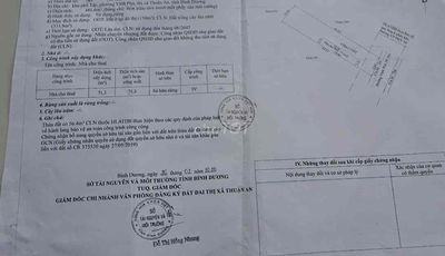 ĐẤT MẶT TIỀN ĐƯỜNG VĨNH PHÚ DT 480m (10x48) GẦN CẦU PHÚ LONG