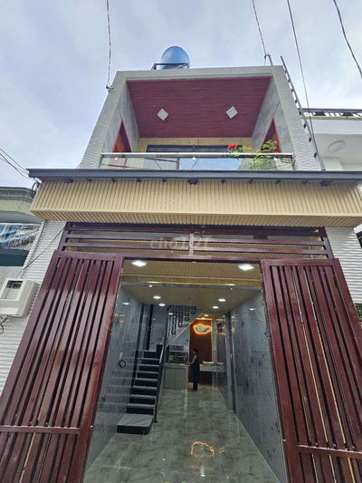 Căn nhà mới hẻm trục ngắn hơn 3m đẹp ngay trường học