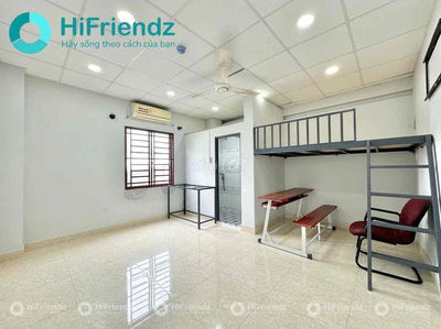 Phòng trọ giá rẻ có máy lạnh ngay đường Hoàng Hữu Nam, Gần BV Ung Bứu