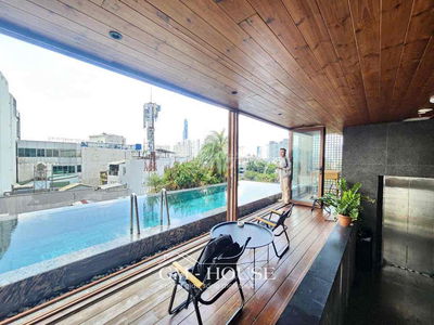 CĂN HỘ HỒ BƠI GẦN VÒNG XOAY ĐBP QUẬN 1 STUDIO- 1PN FULL NỘI THẤT MỚI