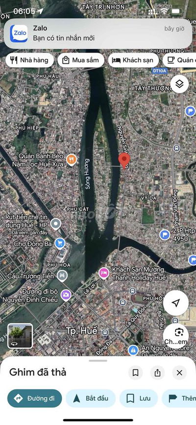 Bán Mặt Tiền View Sông Hương Gần Phố Tây Huế Giá Chỉ 35tr/m2