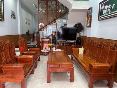 NHÀ MỚI 4,5x18 – TRỆT 3 LẦU FULL NỘI THẤT – ĐƯỜNG 8M NGAY KĐT VẠN PHÚC