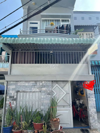 HẺM XE HƠI NƠ TRANG LONG BÌNH THẠNH - 2 TẦNG BTCT - DT 37M2 - HẺM 6M